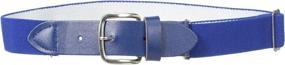 img 1 attached to Men's Accessories: Wilson Elastic Baseball Belt in 18-22 Inch Size