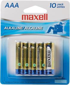 img 3 attached to 🔋 Maxell 723810 Готовые к использованию щелочные батарейки AAA | Долговечные и надежные 10 штук в упаковке