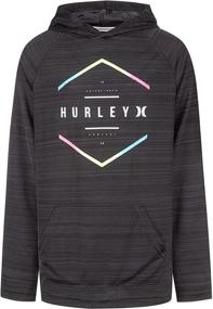 img 3 attached to 👕 Легкая юбка с капюшоном от Hurley для мальчиков