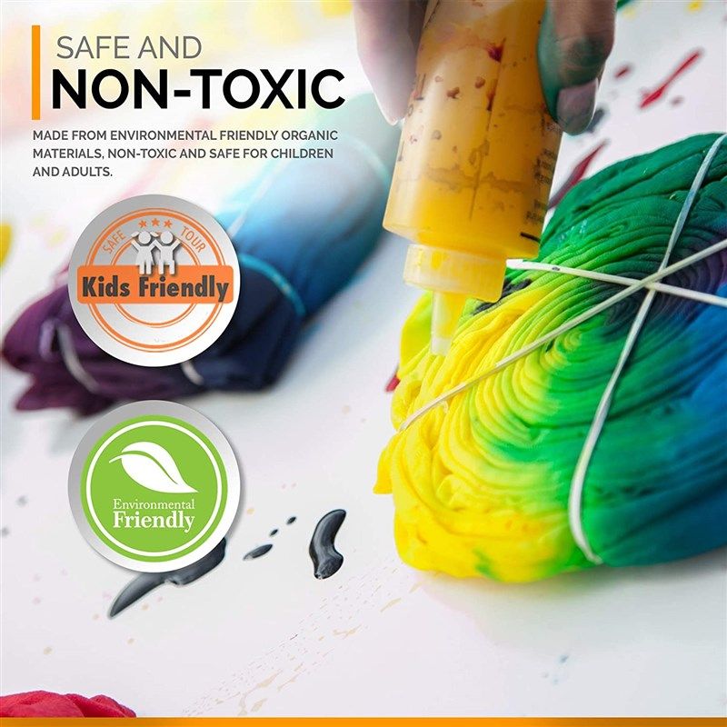 Restored Zenacolor 20 Fabric Markers Pens Set - Non Toxic
