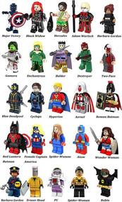 img 1 attached to Superhero Collectible Minifigure Selection Double Sword