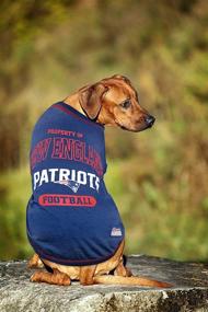 img 1 attached to Durable NFL Dog Tee Shirt - Choose from 32 NFL Teams - 5 Sizes Available - Perfect Sports Pet Tee for Cats and Dogs