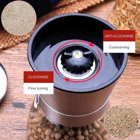 img 2 attached to 🌶️ Mini Pepper Grinder: Stainless Steel Spice Mill with Ceramic Grinding Cores, Adjustable Coarseness - A Chef's Good Helper for Family or Outdoor Picnic, Complete with Dust Cover