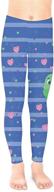 🏻 pattycandy girls toddler leggings: hearts, cartoon flamingo, and thanksgiving patterns - ages 2-13 years old logo