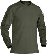 🏃 tacvasen performance running shirts: top outdoor apparel for men logo