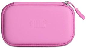 img 3 attached to BUBM USB Flash Drive Case: Portable Waterproof Bag for Small Accessories - Pink (6.30 x 3.54 x 1.77 Inch)