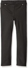 img 2 attached to Girls' Ponte Knit School Uniform Pants by Amy Byer – Comfortable and Stylish