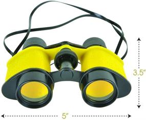 img 2 attached to 🔭 ArtCreativity Kids' Binoculars with Neck String - Set of 6 - Assorted Colors; Fun Toy Binoculars for Bird Watching, Camping, and Safari-Themed Birthday Party Favors