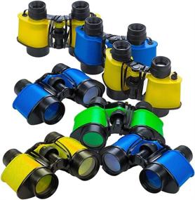 img 4 attached to 🔭 ArtCreativity Kids' Binoculars with Neck String - Set of 6 - Assorted Colors; Fun Toy Binoculars for Bird Watching, Camping, and Safari-Themed Birthday Party Favors