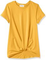 👗 mustard twist sleeve girls' clothing - speechless girls collection logo