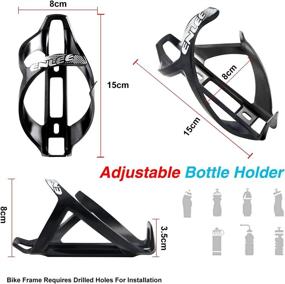 img 2 attached to 🚲 Seektop Bike Water Bottle Holder: Aluminum Lightweight Cage for Mountain Bikes - 2 Pack Cup Holder. Easy Install & Secure Fixing!