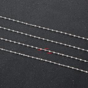 img 1 attached to 💎 Exquisite ZZIKO Stainless Necklace: Perfect for Beading and Jewelry Making!