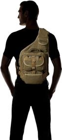 img 1 attached to Eurosport Urban Canvas Khaki Backpack: Stylish & Functional Backpacks