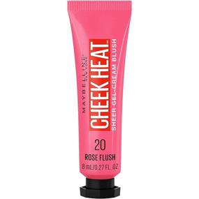 img 4 attached to 💄 Maybelline Gel-Cream Blush - Lightweight, Breathable & Sheer Flush of Color, Natural Dewy Finish, Oil-Free Face Makeup, Rose Flush, 0.27 Fl Oz