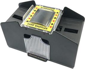 img 4 attached to Red and Black Yuanhe Casino Automatic Card Shuffler with 2/4/6 Deck Options