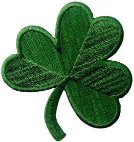 img 4 attached to 🍀 Ireland Patch - Irish Clover Embroidered Emblem, Dark Green, Lucky Shamrock, Iron On or Sew On for Good Luck