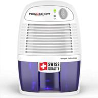 pohl schmitt electric dehumidifiers: compact 17 oz mini dehumidifier, perfect for home, bedroom, bathroom, rv, and more! logo