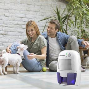 img 2 attached to Pohl Schmitt Electric Dehumidifiers: Compact 17 oz Mini Dehumidifier, Perfect for Home, Bedroom, Bathroom, RV, and More!