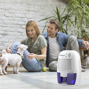 img 1 attached to Pohl Schmitt Electric Dehumidifiers: Compact 17 oz Mini Dehumidifier, Perfect for Home, Bedroom, Bathroom, RV, and More!