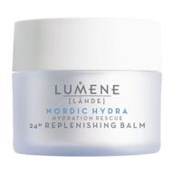 💦 lumene lahde hydration rescue: 24 hour replenishing balm for deep moisture, 1.69 fl oz logo