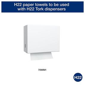img 3 attached to 🧻 Tork Singlefold Hand Towel, Natural, H22, Universal Disposable, 100% Recycled Fibers, 1-Ply, 16 x 250 Sheets - SK1850A" - Optimized Product Name: "Tork Singlefold Natural Hand Towel, H22, Universal Disposable, 100% Recycled Fibers, 16 x 250 Sheets, SK1850A