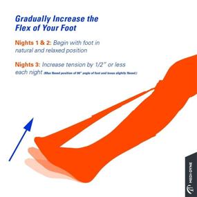 img 2 attached to Optimal ProStretch NightSock: Effective Relief for Plantar Fasciitis and Achilles Tendonitis, Night Splint Alternative with Added Toe Support, Fits Most Sizes