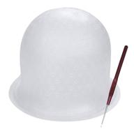 🎨 colorful hair highlight caps, frosting coloring hat with hair hook, silicone hairdressing tools for professional salons logo