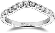 doveggs 0 46ctw moissanite eternity sterling logo