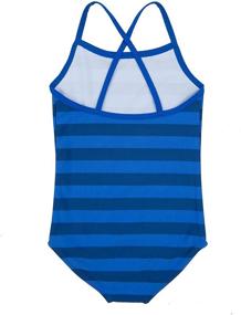 img 2 attached to Leveret Girls Swimsuit Rainbow Toddler