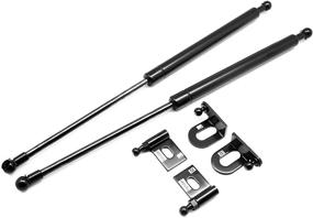 img 4 attached to 🚗 Autobahn88 Hood Lift Support, compatible with 1997-2001 Honda Prelude BB5 BB9 H22 (Matte Black)