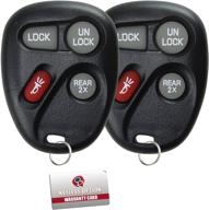 🔑 keylessoption 15732805 car key fob replacement: pack of 2 - hassle-free keyless entry remotes logo