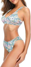 img 2 attached to SHEKINI Womens Bottoms Swimsuits Printing