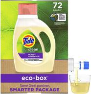 tide purclean plant-based epa safer choice liquid laundry detergent eco-box - ultra concentrated, he, 72 loads logo