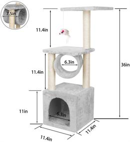 img 3 attached to Hophom Сизаль Крытая мебель для квартиры с когтеточкой