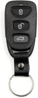 uxcell 4 button key fob remote control case shell 🔑 replacement osloka423t for hyundai elantra (2007-2010) sonata (2006-2011) sonata fe (2006-2010) logo