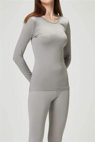 img 2 attached to DEVOPS Heat Chain Microfiber Underwear Baselayer Women's Clothing