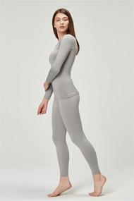 img 1 attached to DEVOPS Heat Chain Microfiber Underwear Baselayer Women's Clothing