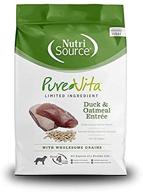 premium pure vita duck & oatmeal 🐶 dry dog food - small bag - top quality logo