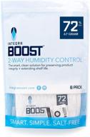 🌡️ integra boost rh 2-way humidity control, 72% - pack of 6: optimal moisture balance for your precious items логотип