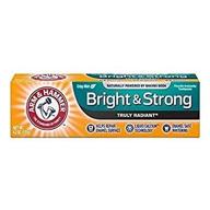 🦷 arm &amp; hammer truly radiant bright &amp; strong fluoride anticavity toothpaste - fresh mint 4.3 oz - enhanced seo logo