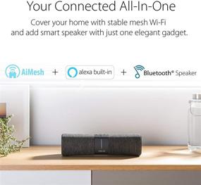 img 3 attached to 🔊 Enhance Your Home Network and Music Experience with ASUS Lyra Voice: Wireless AC2200 Tri-Band Mesh Wi-Fi Router and Bluetooth Speaker, Black