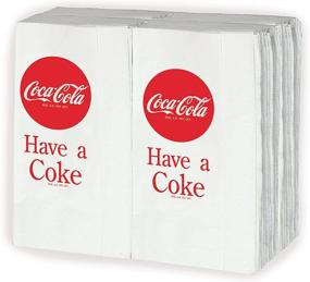 img 2 attached to 🍾 Coke Paper Napkins 100 Pack: Perfect for Coke-themed parties and everyday use!