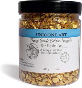 img 4 attached to 🦄 Dazzling Unicone Druzy Geode Golden Nuggets: Perfect for Scrapbooking & Stamping