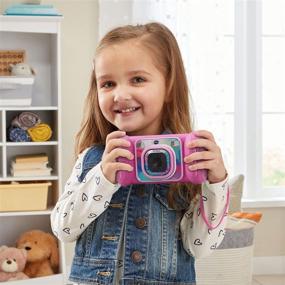 img 1 attached to 📸 VTech KidiZoom Camera Plus Pink: Capture, Create, and Learn with this Fun Kids Camera