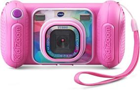 img 4 attached to 📸 VTech KidiZoom Camera Plus Pink: Capture, Create, and Learn with this Fun Kids Camera