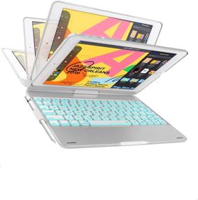 img 4 attached to IPad Keyboard Case 10 2 Generation Tablet Accessories