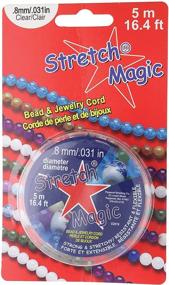 img 1 attached to 💎 Clear Pepperell Stretch 0.8mm Magic Bead and Jewelry Cord, 5m - SME-501