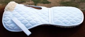img 1 attached to Professional Equine English Quilted 12228WH