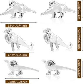 img 3 attached to 🦖 Roar in Style: WUWEIJIAJIA Creative Dinosaur Earrings for Fashion-Forward Girls