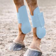 🐴 protective and lightweight horze chicago adjustable horse tendon boots for jumping, trail riding, and turnout (sold in pairs) логотип